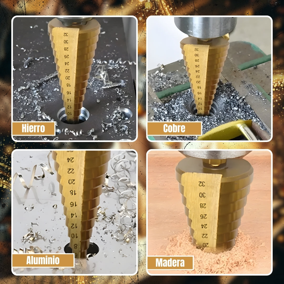 2x1 TitanCut 6x™ ¡Perforaciones precisas en cada uso!