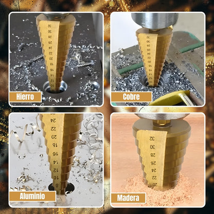 2x1 TitanCut 6x™ ¡Perforaciones precisas en cada uso!