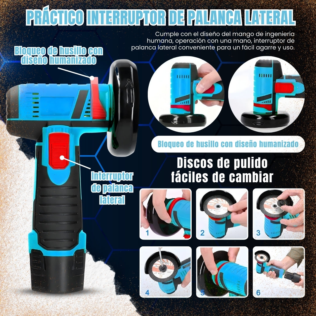 MiniGrind Pro™ ¡Control y precisión al cortar!