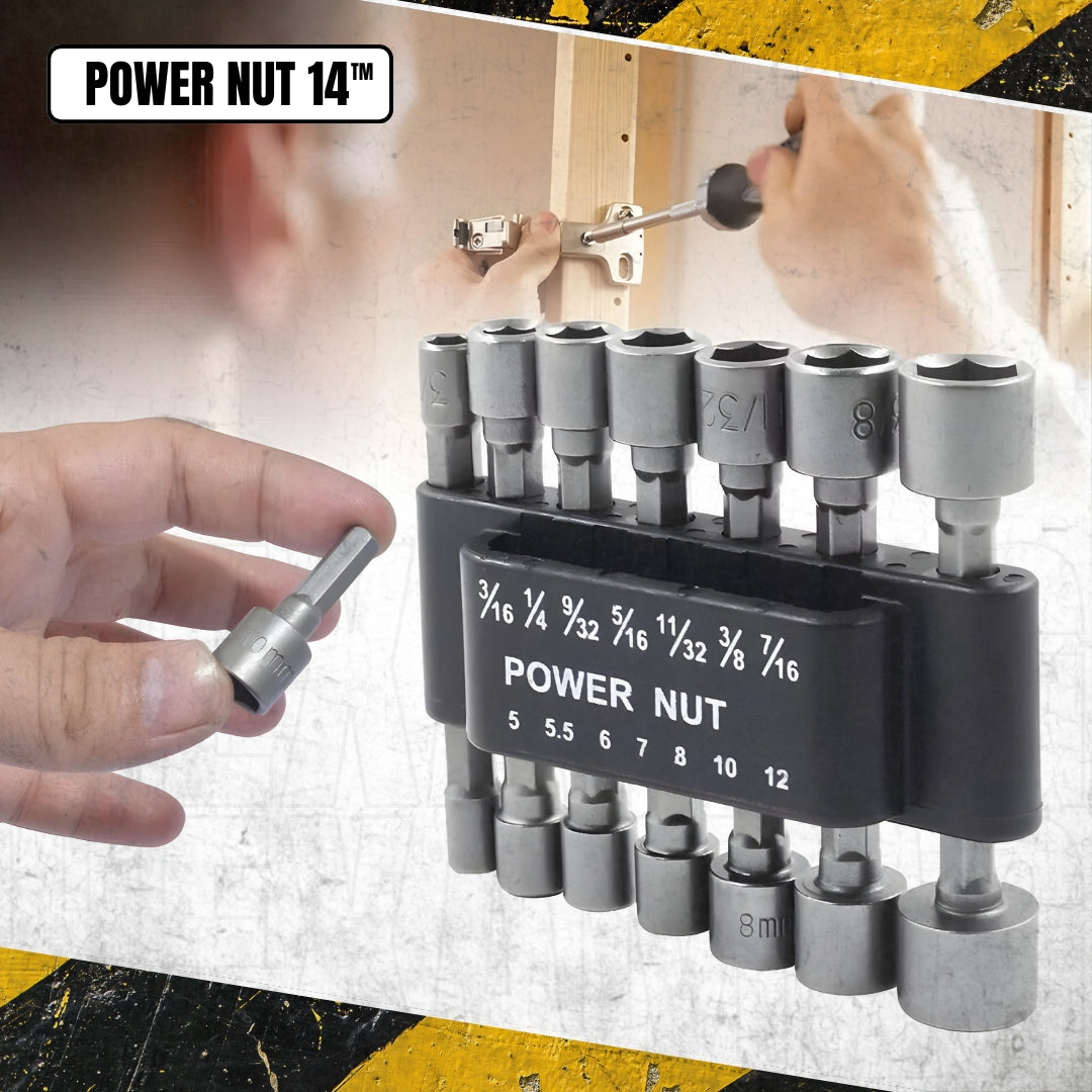 2x1 Power Nut™ ¡Kit para reparaciones!